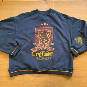 FREE SHIPPING Cotton On Gryffindor Quidditch Navy Graphic Sweatshirt XL